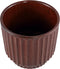 PTMD Hodor Bordeaux Glazed Ceramic Round Pot Lines L