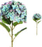 PTMD Hydrangea Flower Hortensia Kunsttak - 41 x 34 x 111 cm - Blauw