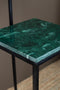PTMD Ilano Green Marble Iron Sidetable Green Top SV2