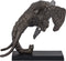 PTMD Iriss Brass Casted Alu Elephant Statue Black Base