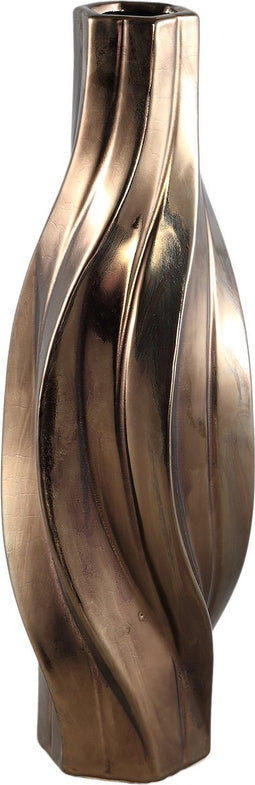 PTMD Ivel Bronze Ceramic Pot Irregular Shape L