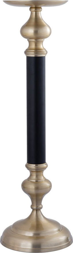 PTMD Ixen Champagne Casted Alu Candle Holder L