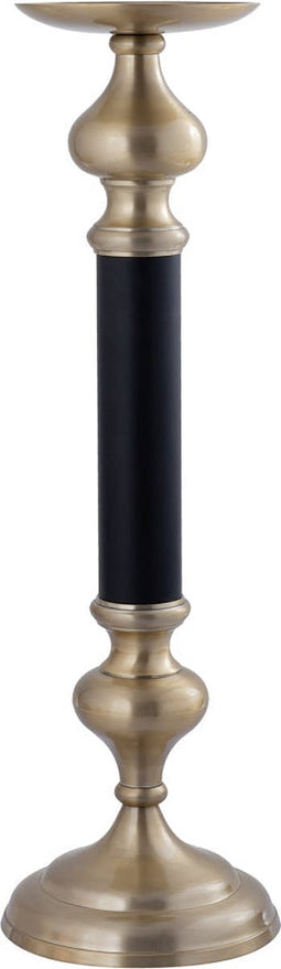 PTMD Ixen Champagne Casted Alu Candle Holder M