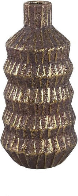 PTMD Izra Gold Ceramic Bottle High Brown Finish S