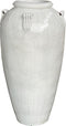 PTMD Izze White Glazed Ceramic Extreme Pot High