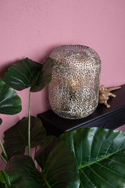 PTMD Jaimey Staande Lamp - H49 x Ø21 cm - Metaal - Goud