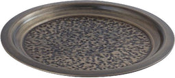 PTMD Janelle Brass Iron Hammered Round Bowl M