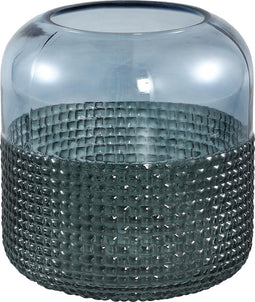 PTMD janet blauw half grijs glazen stormlicht rond