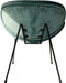 PTMD Janne Velvet Stoelen - 62x56x75 cm - Fluweel - Groen - Set van 2