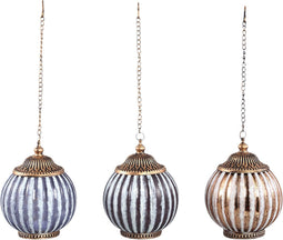 PTMD Jaymee Mix Glass LED Lantern Hanging SV3