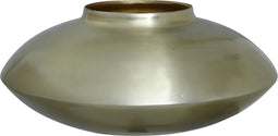 PTMD Jeason Ronde Pot - H13 x Ø30 cm - Ijzer - Champagne
