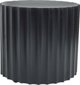 PTMD Jenter Ronde Koffietafel - H40 x Ø45 cm - Ijzer - Zwart