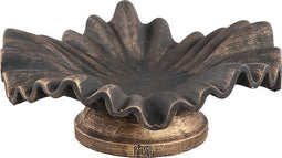 PTMD Jiddy Schaal - 40 x 40 x 15 cm - Poly - Grijs