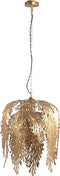 PTMD Joff Ronde Hanglamp - H67 x Ø53 cm - Ijzer - Goud