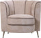 PTMD John Beige Fauteuil Aphrodite 3 Stripe