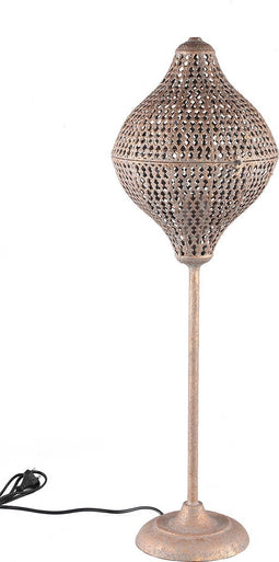 PTMD Jolene Copper Metal Floorlamp Lemon Shape