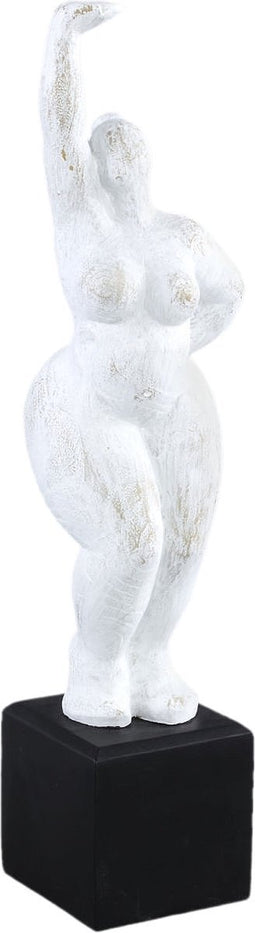 PTMD Joveline White Poly Posing Women Statue On Base A