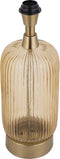 PTMD Juliet Amber Glass Lampbase Long