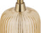 PTMD Juliet Amber Glass Lampbase Long