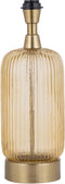 PTMD Juliet Amber Glass Lampbase Long