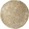 PTMD Jups Beige Fabric Handwoven Carpet Round S