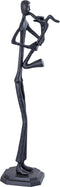 PTMD Kali Black Casted Alu Statue Man With Saxophone