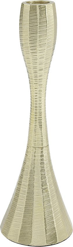 PTMD Kandelaar Suse - 9x9x22 cm - Aluminium - Goud