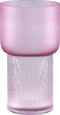 PTMD Kandis Ronde Vaas - H18 x Ø8 cm - Glas - Roze