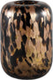 PTMD Karsten Ronde Vaas - H18,5 x Ø13,5 cm - Glas - Bruin