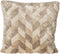 PTMD Kathleen Cream Artificial Fur Cushion Square L