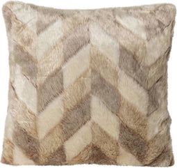 PTMD Kathleen Cream Artificial Fur Cushion Square S