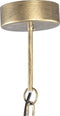 PTMD Katie Hanglamp Bladeren - H174,5 x Ø45 cm - Metaal - Goud