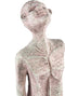 PTMD Keiton Grey Human Shaped Statue High