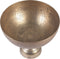 PTMD Kelby Brass Casted Alu Bowl On Stand Antique Round