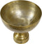 PTMD Kelby Brass Casted Alu Bowl On Stand Antique Round