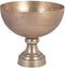 PTMD Kelby Brass Casted Alu Bowl On Stand Antique Round