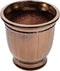PTMD Kelsy Bronze Ceramic Pot Antique Round SV4