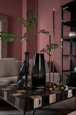 PTMD Kennet Gold gegoten aluminium kandelaar M