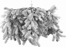 PTMD Kersthanger Rosamond - 100x100x50 cm - Pvc - Wit