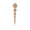 PTMD Kerstversiering Honora - 30x32x123 cm - Polyester - Champagne