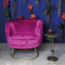 PTMD Kian Fauteuil - H98 x Ø83 cm - Velvet - Zand