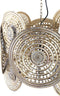 PTMD Kieran Gold Iron Hanging Lamp With Round Plates