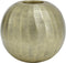 PTMD Kikie Gold aluminium candle holder sphere M
