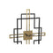 PTMD Klok Joani - 32x11x49 cm - Metaal - Goud