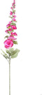PTMD Kunstbloem Hollyhock - 65x26x114 cm - Plastic - Wit