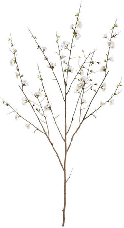 PTMD Kunstbloem Kersen - 81x79x137 cm - Polyester - Wit