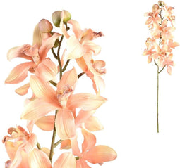 PTMD Kunstbloem Orchid - 38x16x92 cm - Polyester - Roze