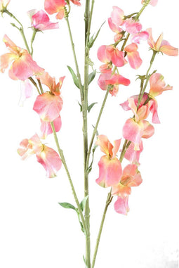 PTMD Kunstbloem Sweetpea - 65x29x122 cm - Plastic - Roze