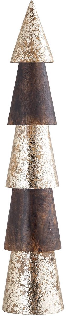 PTMD Kunstboom Preslav - 12x12x60 cm - Hout - Goud