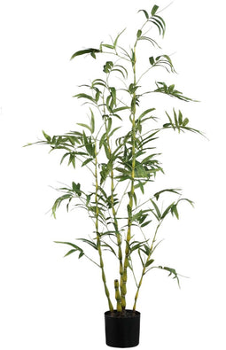 PTMD Kunstplant Bamboe - 135x80x150 cm - Bamboe - Groen